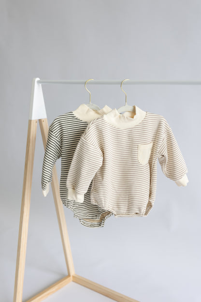 Turtle Neck Oversized Romper