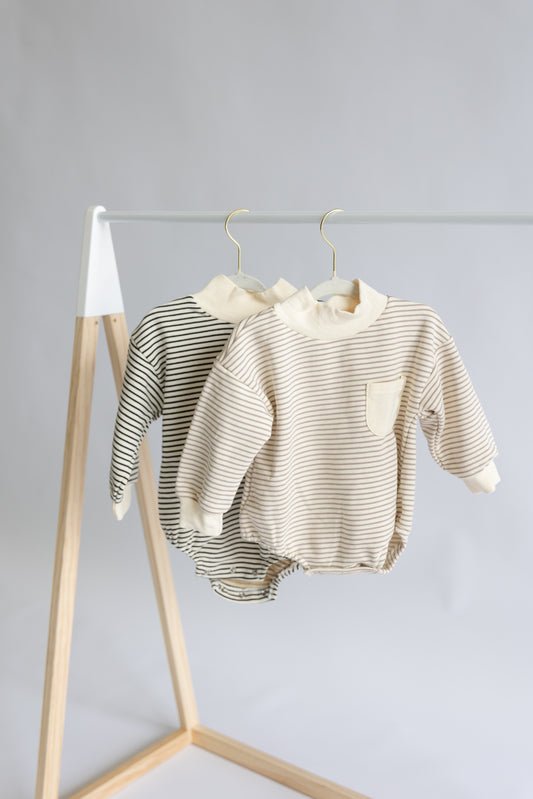 Turtle Neck Oversized Romper