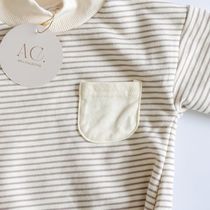 Turtle Neck Oversized Romper